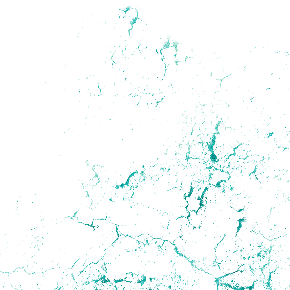 Neon Teal Metallic Grunge Texture Overlay